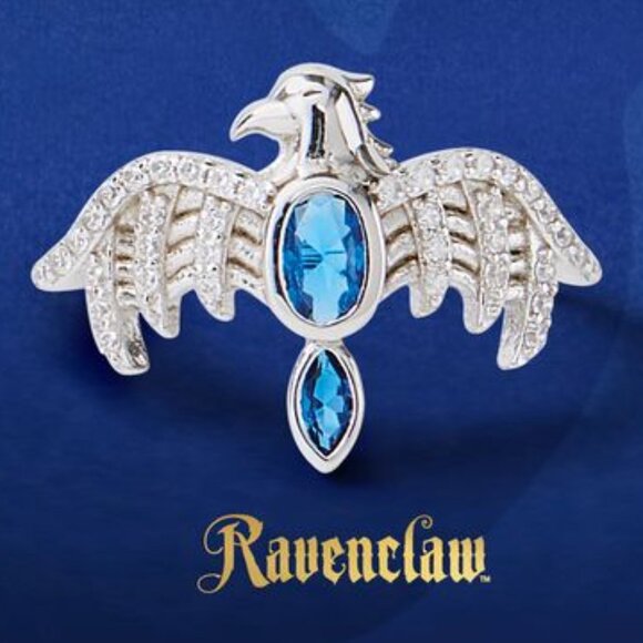 Official Harry Potter Hogwarts Ravenclaw Diadem Ring, 925 Sterling Silver - Picture 1 of 6